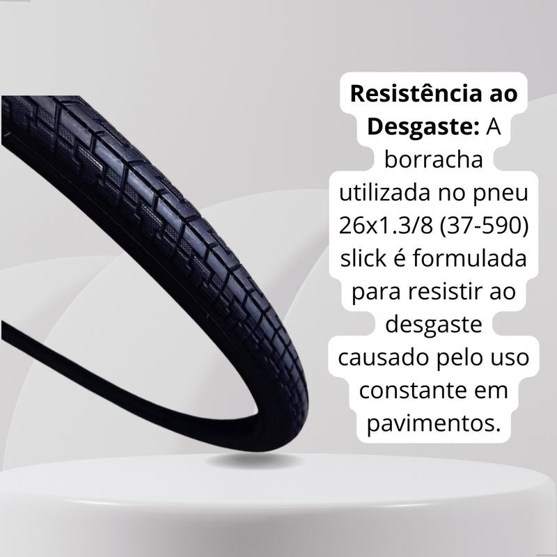 Pneu Ceci Barra Forte Aro 26x1.3/8 (37-590) Preto Slick
