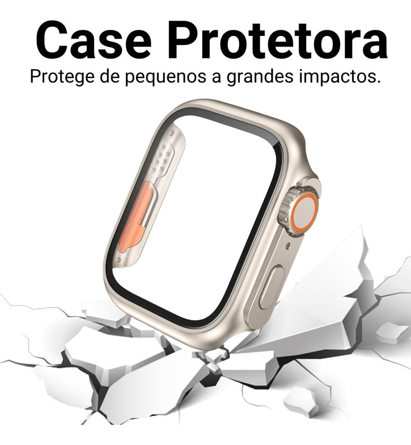Bumper Capa Aparencia Para Apple Watch 40m 41m 44m 45m 46m