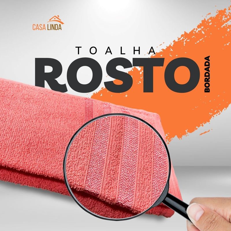 Kit 5 Toalhas De Rosto Para Salão 45x70 - Europa - Color