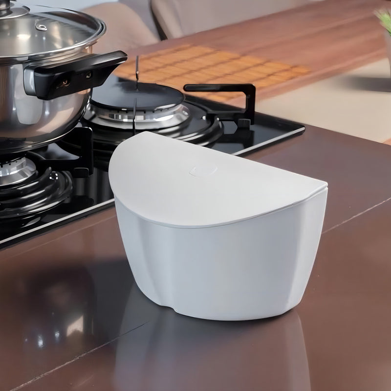Saleiro De Cozinha Com Tampa Plástico 500ml Vermelho