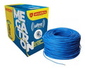 Caixa De Cabo Cftv Cat5 Certificado Homologado Anatel 300m Azul Megatron