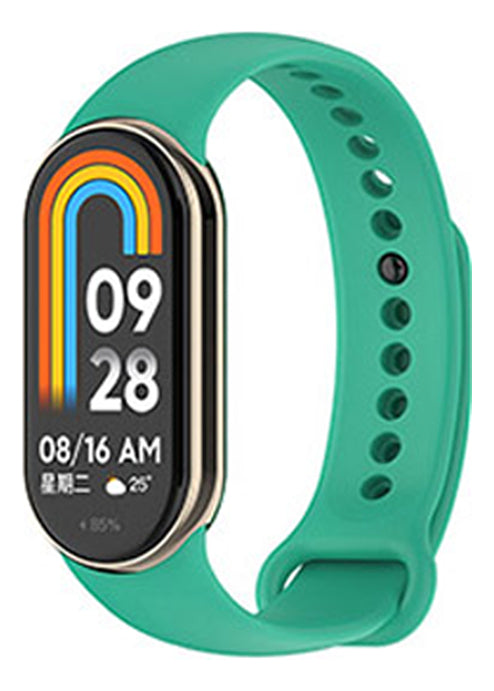 3x Pulseira Silicone Para Smartband Mi Band 9 Miband 9 Cor Preto/Preto/Preto Largura da pulseira 15 cm