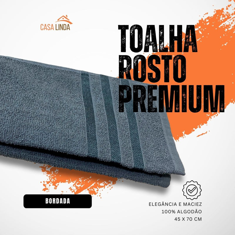 Kit 5 Toalhas De Rosto Para Salão 45x70 - Europa - Color