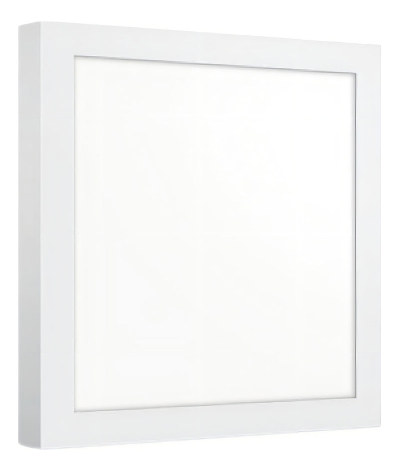 Elgin plafon painel quadrado sobrepor 24w branco frio 6500k estrutura branco-frio