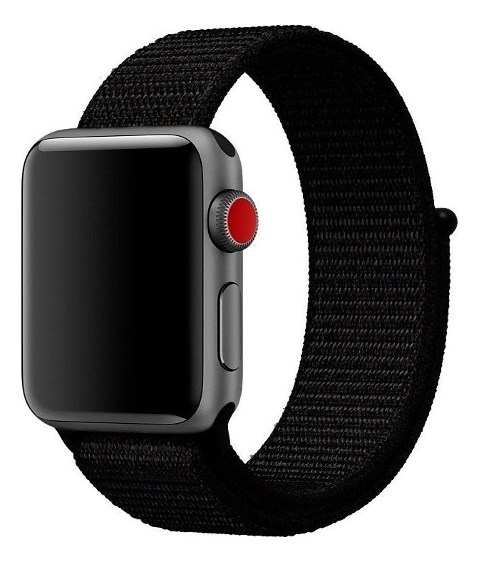 Baú do Viking pulseira Nylon Loop rosa areia compatível com Apple Watch 38/40/41/42mm