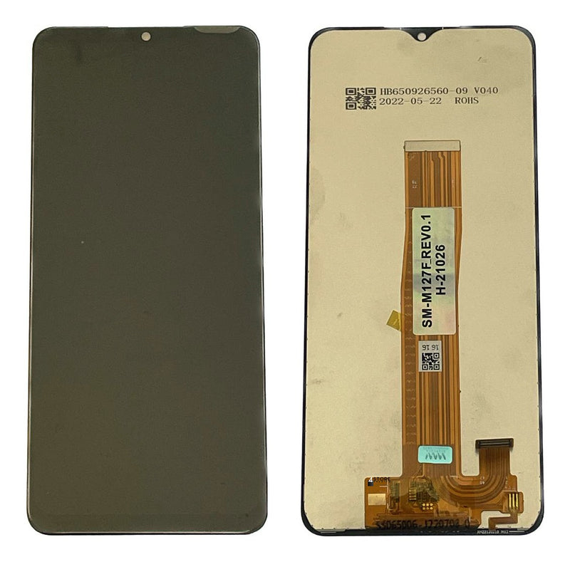 Tela Display Frontal Compatível A02 A12 M12 Aincell + Pel Cor Preto