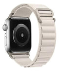 Pulseira Loop Para Watch Apple Ultra Alpine Alpinista Nylon Cor Laranja/Preto - 42mm 44mm 45mm 49mm