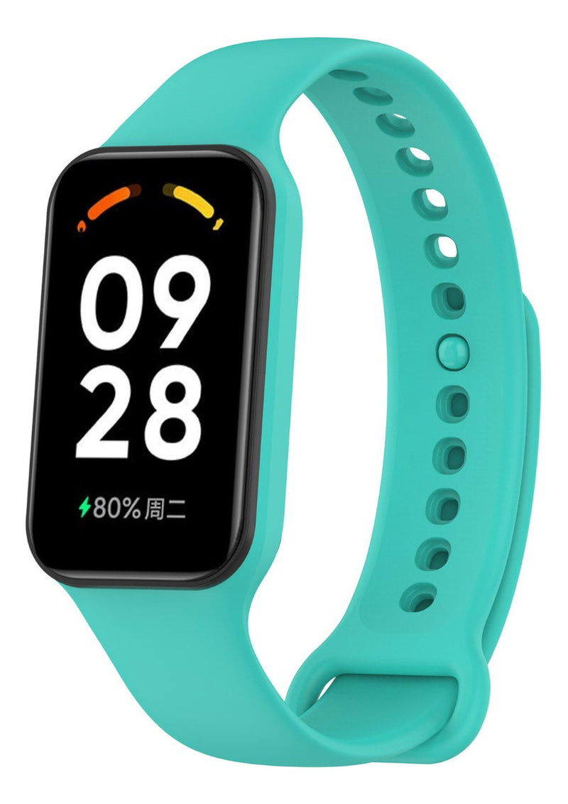 Pulseira De Silicone Colorida Para Xiaomi Mi Band 8 Active Cor Lilás