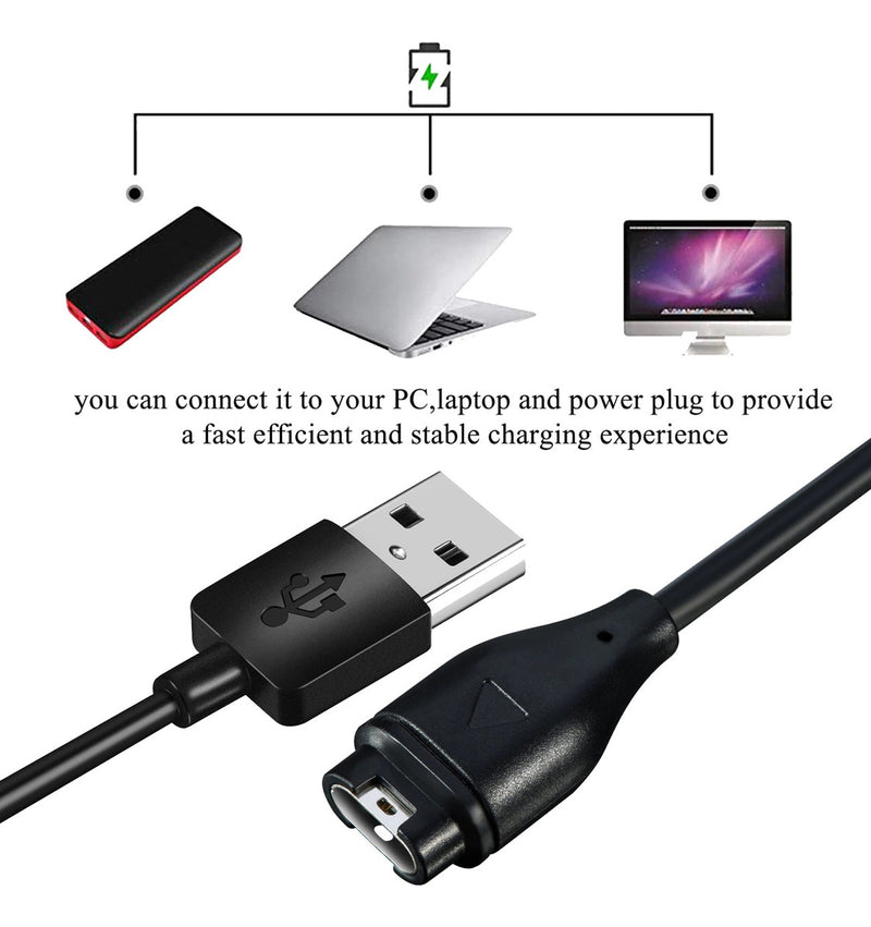 Carregador Usb Compatível Com Garmin 45, 45s E 55 Cor Preto