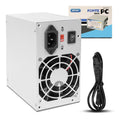 Fonte Pc Atx 200W Reais Real Silenciosa com Cabo de Força Nova Knup KP-517 Cinza