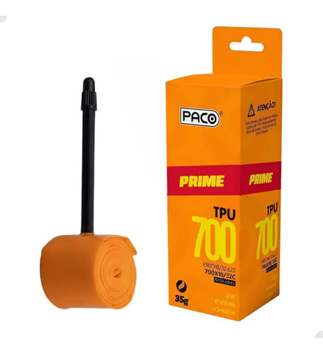 Câmara De Ar Tpu Speed 700x18-32c Presta 65mm Ultra Leve