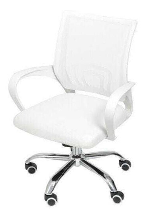 Cadeira de Escritório Pctop Office Fit 1001 9050 Ergonômica Preta com Estofado de Mesh y Tecido