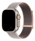 Baú do Viking pulseira Nylon Loop rosa areia compatível com Apple Watch 38/40/41/42mm