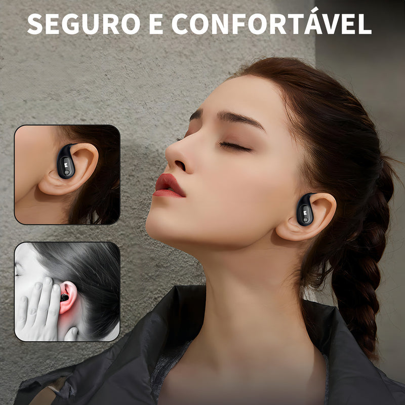 Fone de Ouvido Sem Fio Bluetooth para Jogos Monster a Prova D'água Ipx6 Microfone Hd Integrado Fones Intra Auriculares com Cancelamento de Ruído Fone de Ouvido Esportivo Bluetooth Preto
