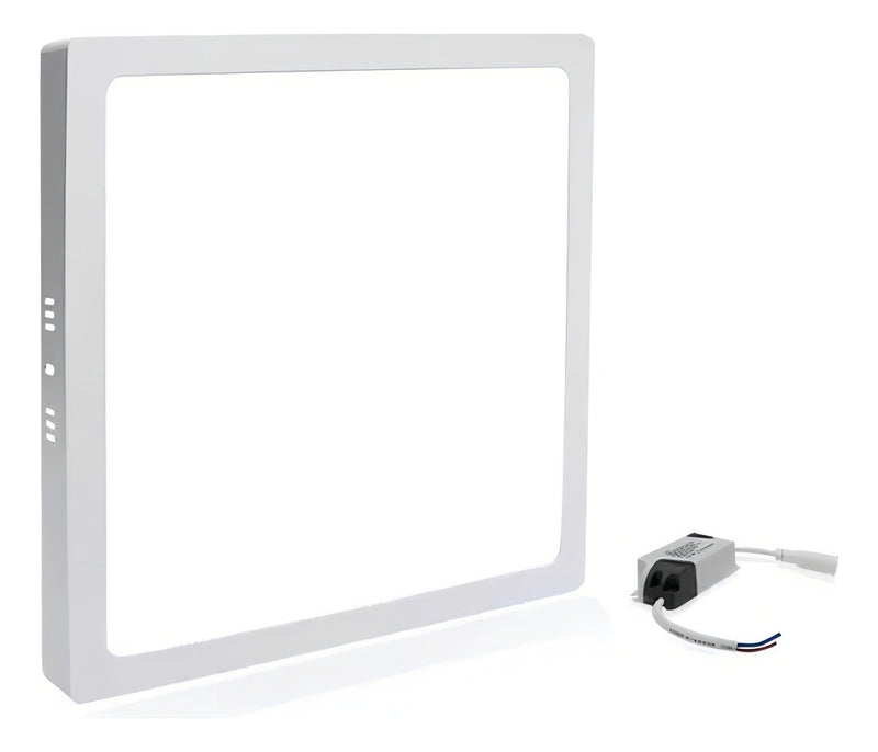 Plafon Led Quadrado Sobrepor 18w 6500k Branco Frio Elgin