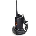 1 Unidade Rádio Baofeng 777S HT 12Km Segurança Profissional Walk Talk 16 Canais UHF Recarregável Kit com Fone de Ouvido