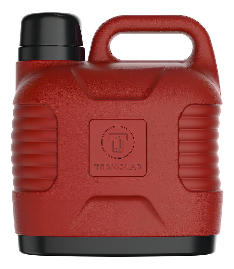 Garrafa térmica Super Thermo Thermolar de 5 litros com tampa primária preta