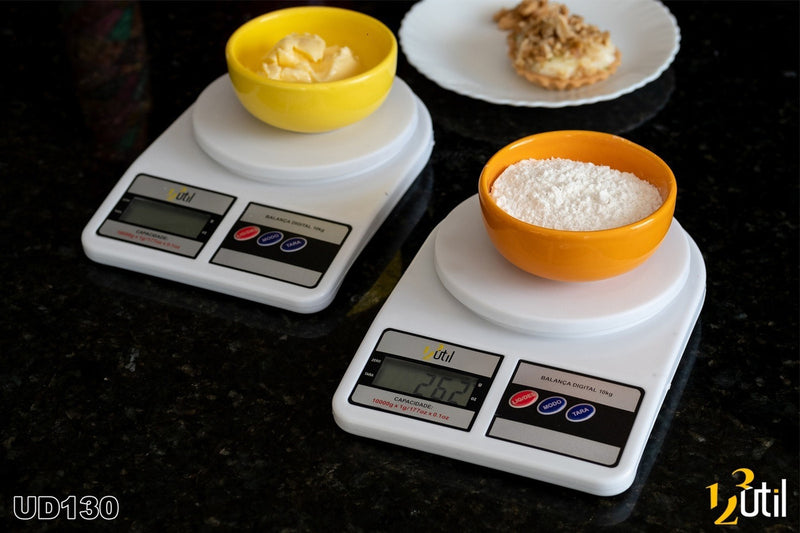 Balança de cozinha digital Clink Digital CK1253 Capacidade até 10kg Branca