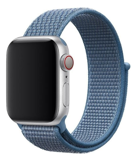 Baú do Viking pulseira Nylon Loop rosa areia compatível com Apple Watch 38/40/41/42mm