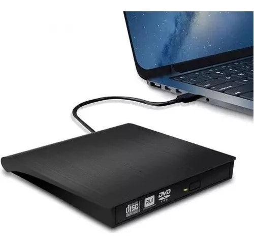 Gravador De Dvd Leitor Cdrom Externo Usb 3.0 Portátil