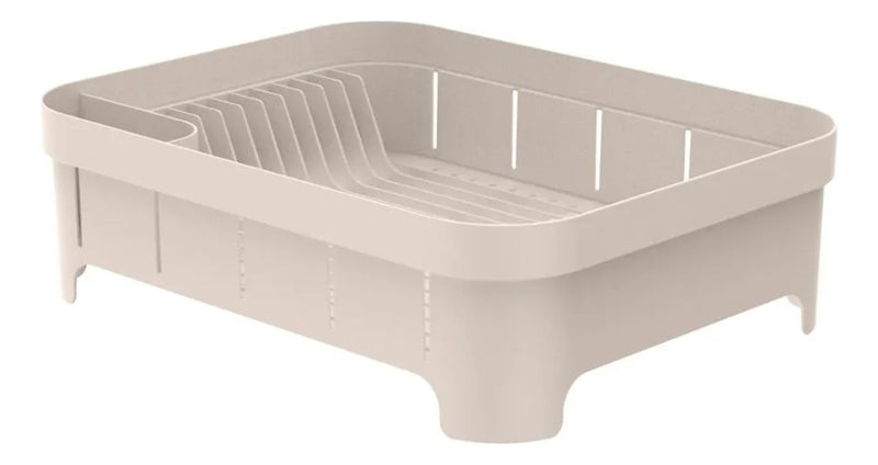 Escorredor De Louça Com Porta Talheres Pratos Bancada Ou Cor Branco
