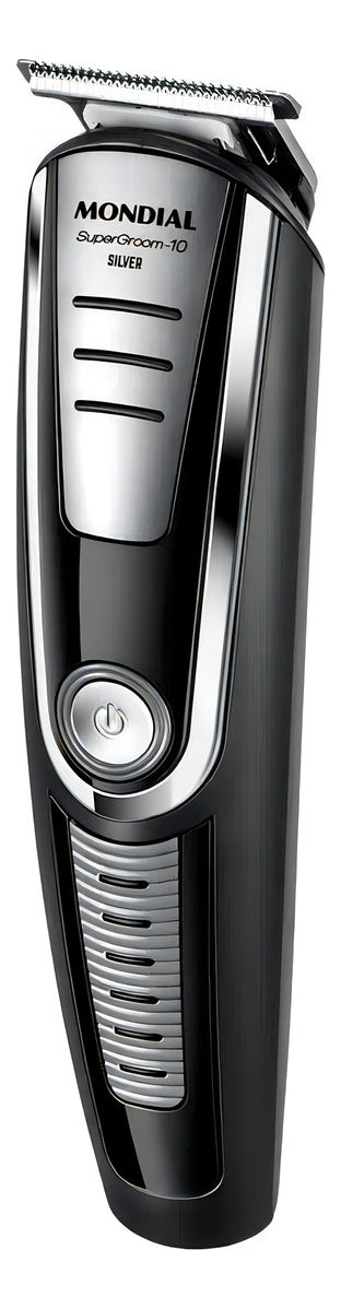 Barbeador Elétrico Maquina Barbear Aparelho Barba 3em1 Cor Preto/azul