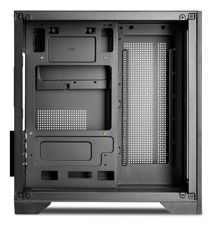 Gabinete Gamer Mancer Cv100, Mid-tower, Lat De Vidro Preto