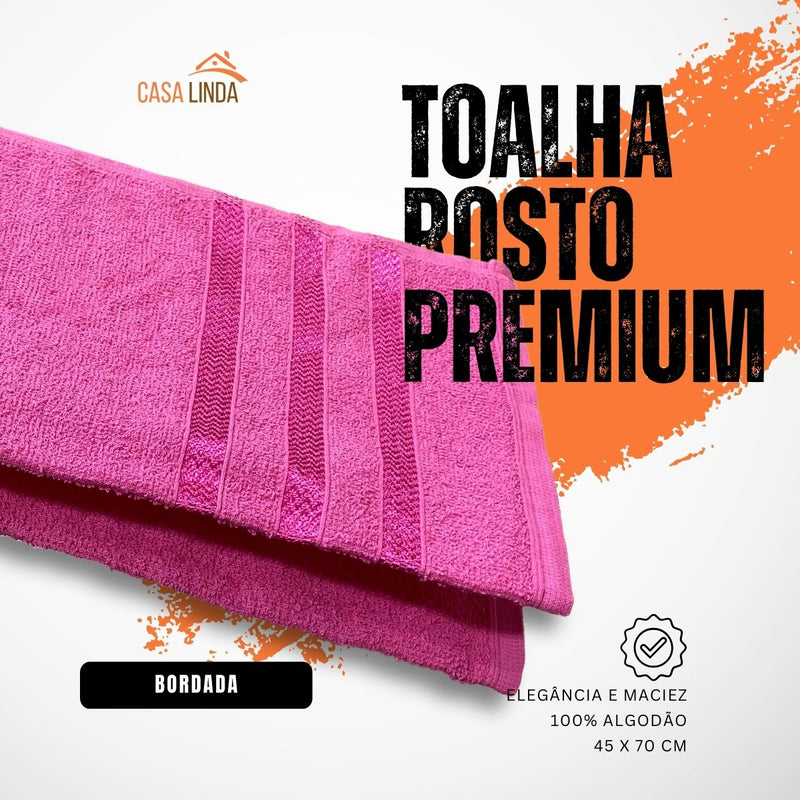 Kit 5 Toalhas De Rosto Para Salão 45x70 - Europa - Color