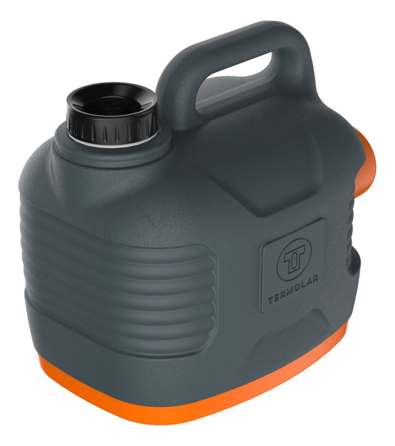 Garrafa térmica Super Thermo Thermolar de 5 litros com tampa primária preta