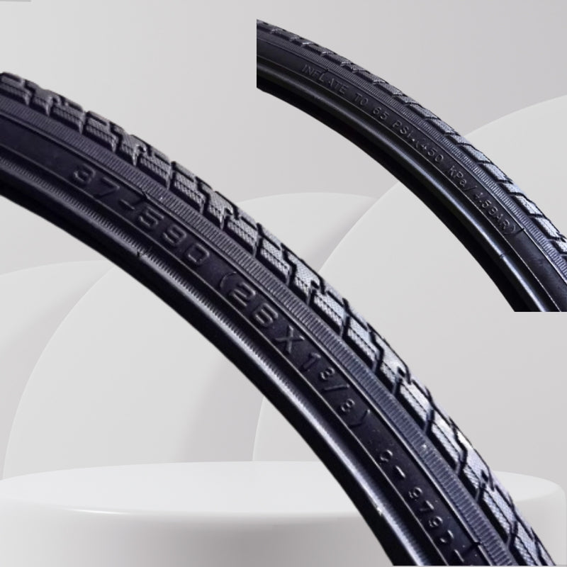 Pneu Ceci Barra Forte Aro 26x1.3/8 (37-590) Preto Slick