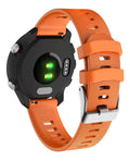 Pulseira Silicone Garmin Forerunner 245 645 Music Watch Cor Verde-claro Largura 20 Mm