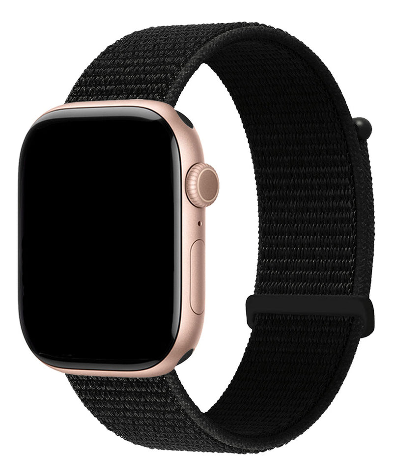 Baú do Viking pulseira Nylon Loop rosa areia compatível com Apple Watch 38/40/41/42mm