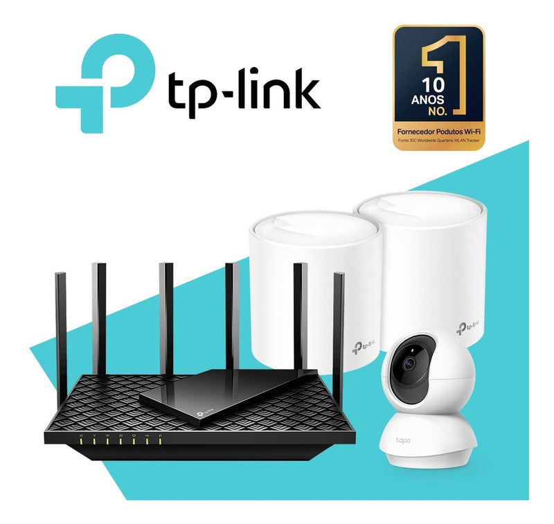 Kit Access Point Deco M5 Sistema Wi-Fi Mesh 3 Unidades TP-Link