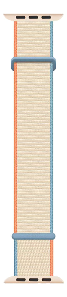 Baú do Viking pulseira Nylon Loop rosa areia compatível com Apple Watch 38/40/41/42mm