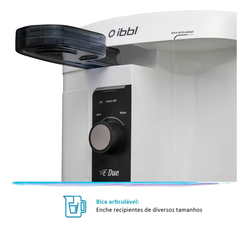 Purificador De Água Gelada Ibbl E-due Full Range Branco