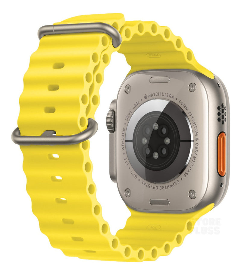 Pulseira Oceano Para Apple Watch Ultra 49mm Cor Lilás