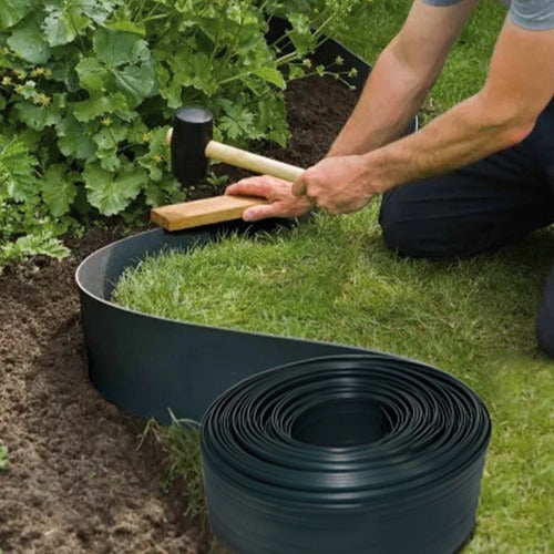 Limitador de Grama 25m Separador Jardim Divisor Verde