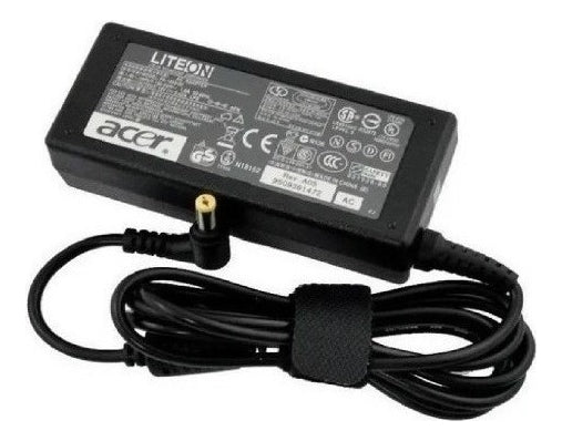 Fonte Carregador Notebook Acer 19v 3.42a 65w Cor Preto