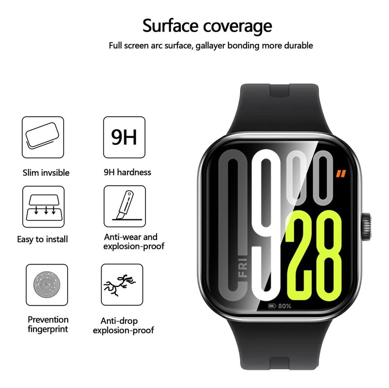 Película 3d 9d Cerâmica Para Redmi Watch 3 4 5 Active Lite