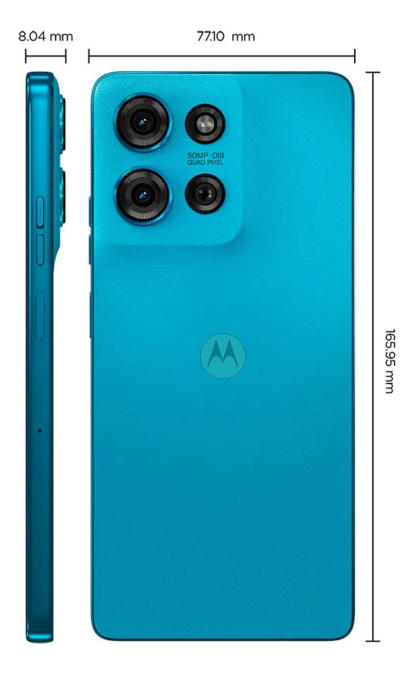Smartphone Motorola Moto g75 5G - 256GB 16GB (8GB RAM+8GB Ram Boost) e 50MP Sony Lytia 600 Camera Moto AI Ultrarresistencia militar - Preto