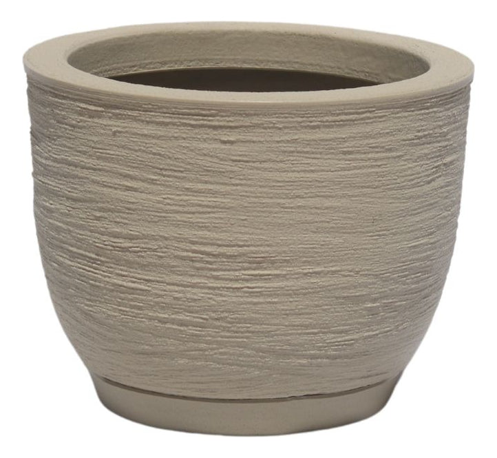 Vaso Planta Decorativo Polietileno Jardim Bojo Escovado N1