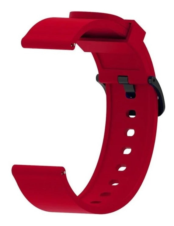 Pulseira Silicone Gold Compatível Amazfit Bip S A1821 20mm Cor Rosa