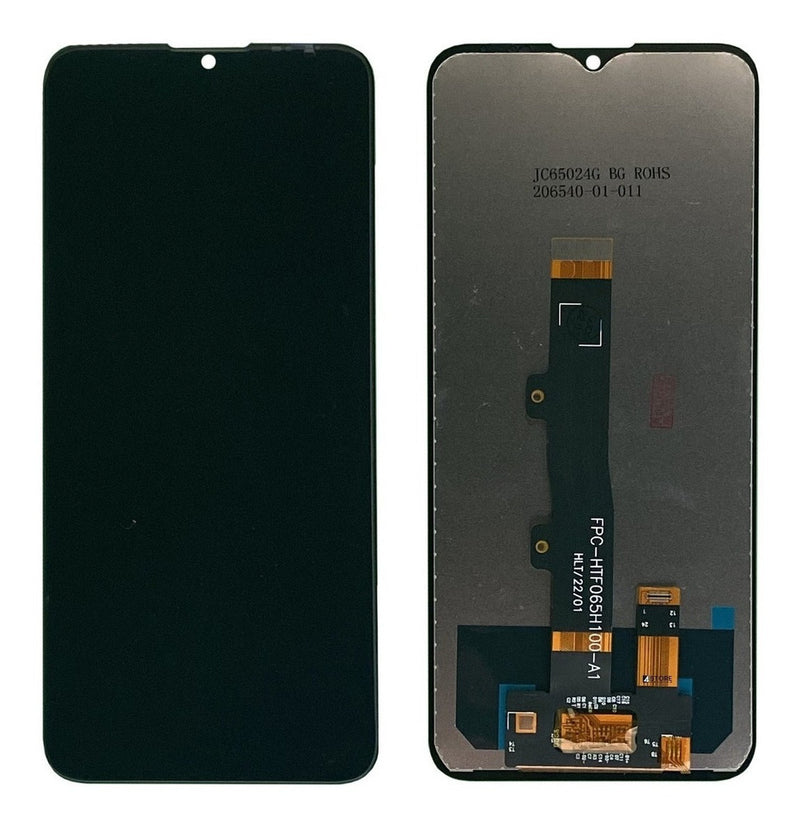 Tela Frontal Display Compativel Moto E7 E E7 Power + Peli Cor Preto