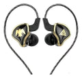 Fone De Ouvido Qkz Ak6 Ares Profissional Retorno De Palco Dj Cor Preto