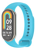 3x Pulseira Silicone Para Smartband Mi Band 9 Miband 9 Cor Preto/Preto/Preto Largura da pulseira 15 cm