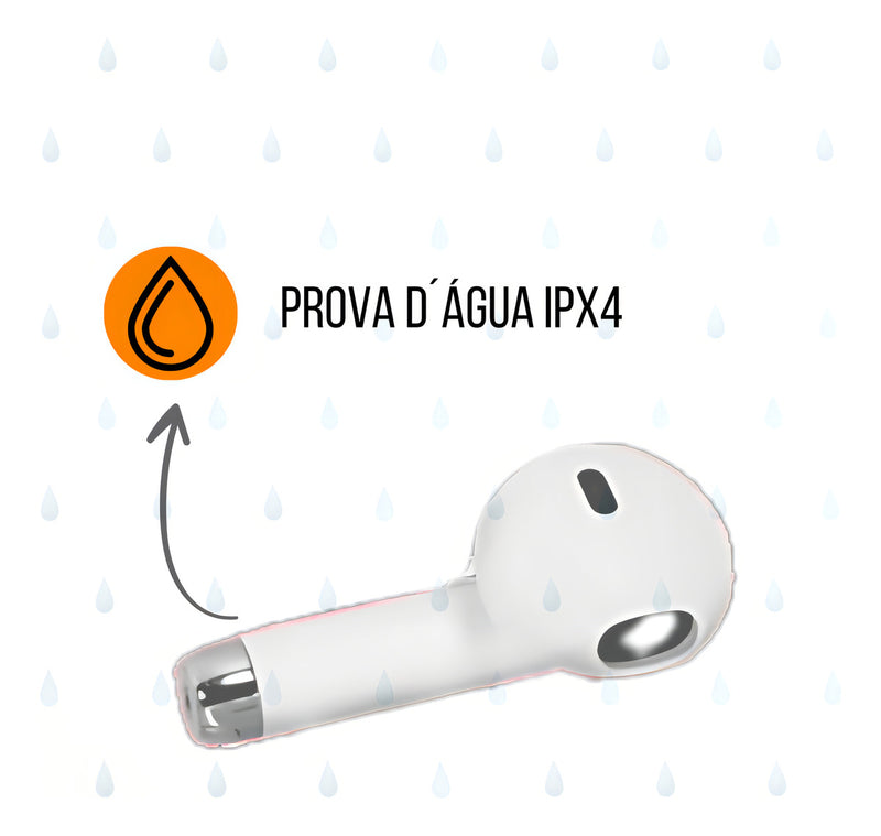 Fone De Ouvido Sem Fio Kaidi 771 Bluetooth Tws Kd Cor Branco