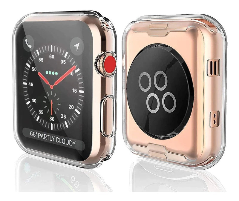 Case Capa Silicone 360º Protetor Para Apple Watch Series