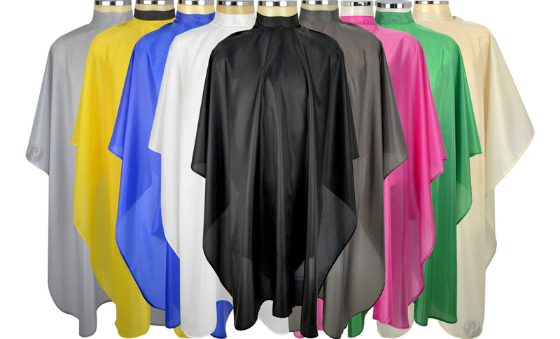 Capa De Corte Cabeleireiro / Barbearia Nylon Cor Azul