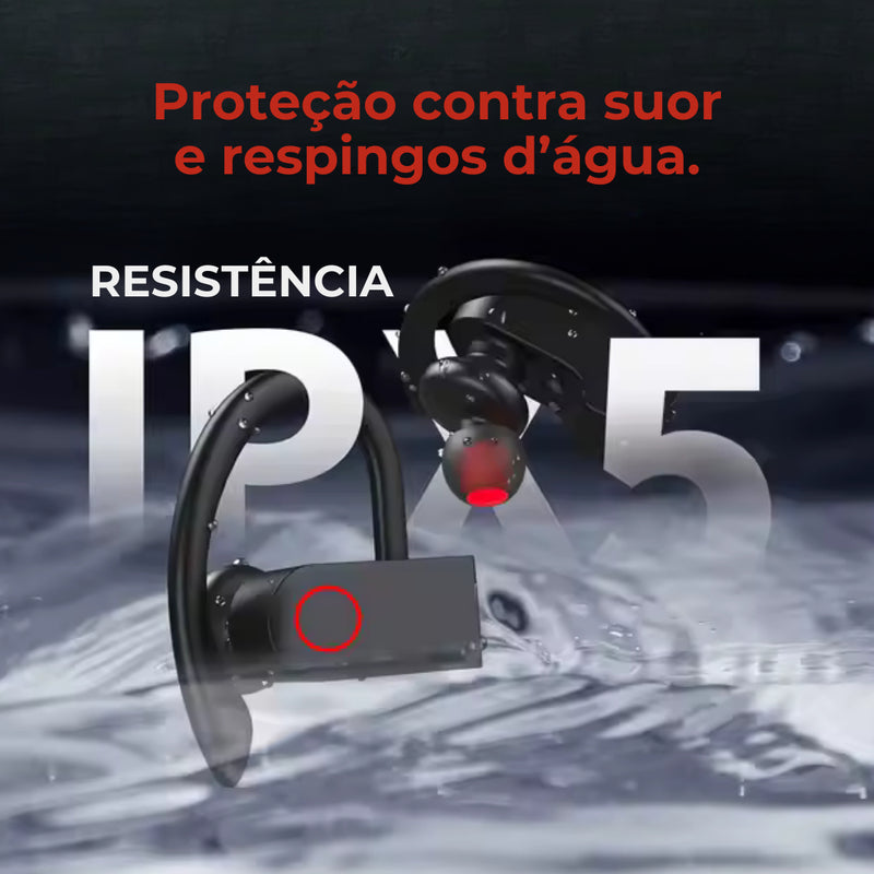 Fone De Ouvido Sem Fio Bluetooth Tws Esporte Nexhome Nex-02 Cor Preto