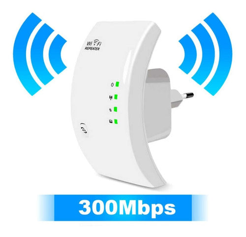Repetidor De Sinal Wifi Amplificador Potente Sem Fio Turbo